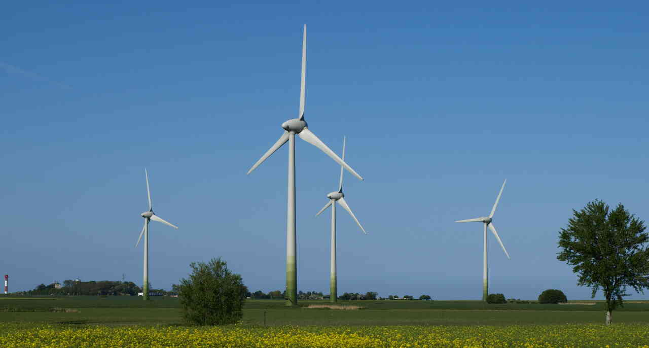 Windkrafträder auf Fehmarn