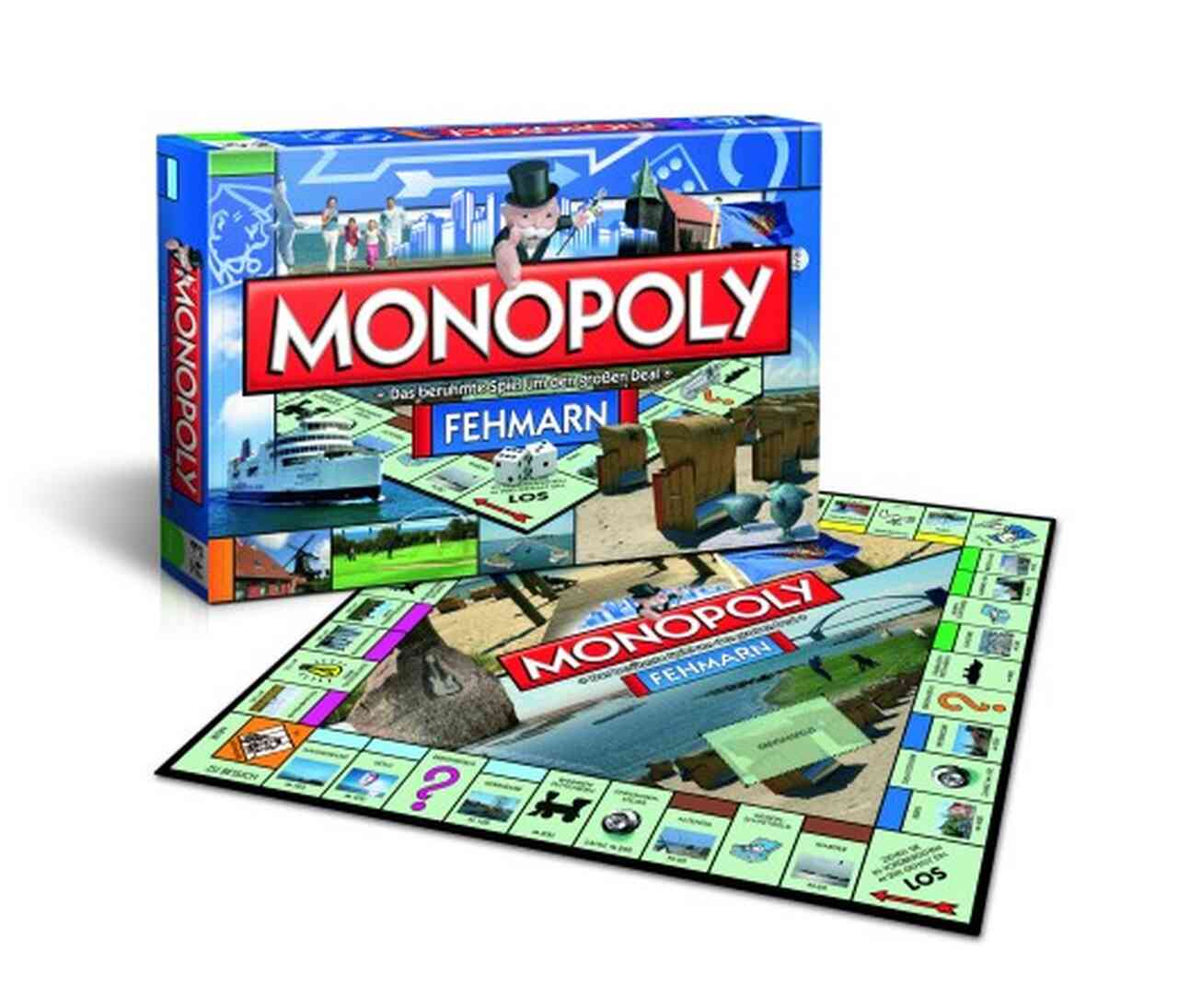 MONOPOLY Fehmarn Packshot 3D Gameboard