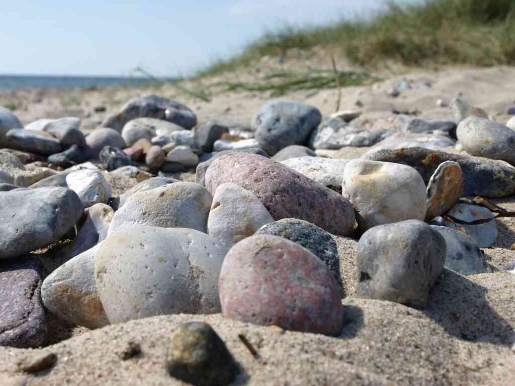 Steine am Fehmarn Strand