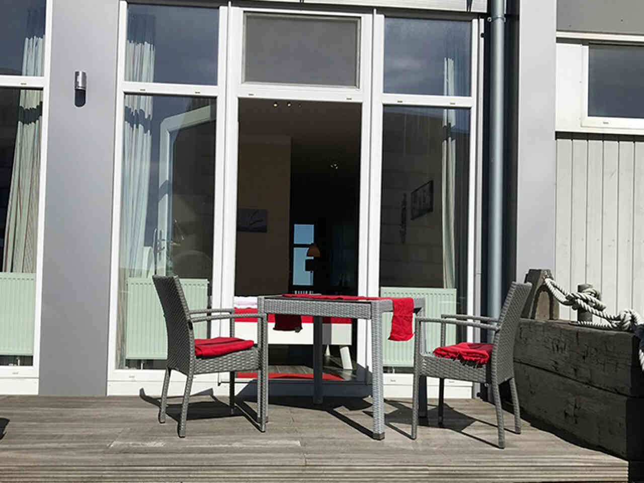 Rundsteg auf der Terrasse