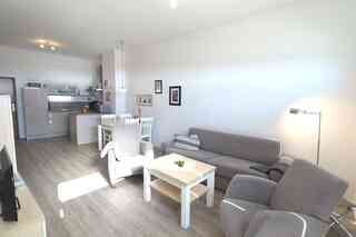 02 Ferienwohnung Strandnest 1 Strandburg App.0.2 rechts – Wohnzimmer