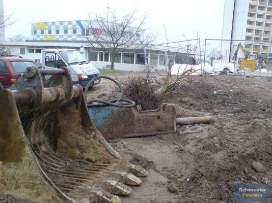 Baustelle am Südstrand