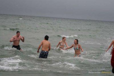 Anbaden am Südstrand 2009