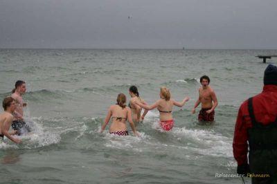 Anbaden am Südstrand 2009