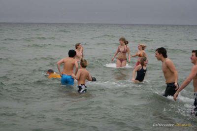 Anbaden am Südstrand 2009