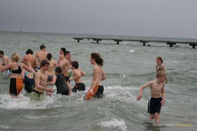 Anbaden am Südstrand 2009