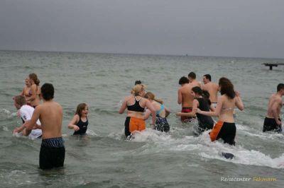 Anbaden am Südstrand 2009