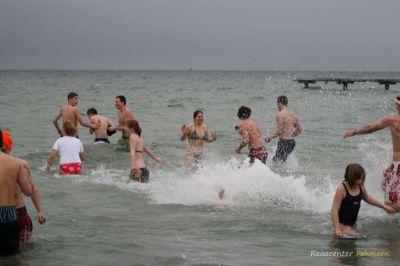 Anbaden am Südstrand 2009