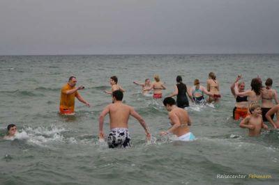 Anbaden am Südstrand 2009