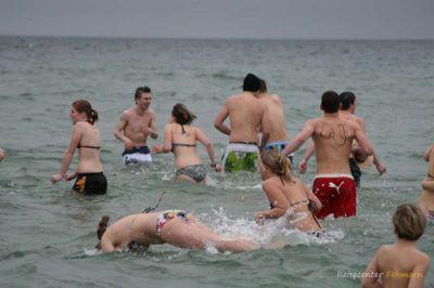 Anbaden am Südstrand 2009