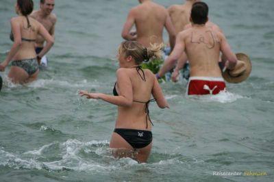 Anbaden am Südstrand 2009