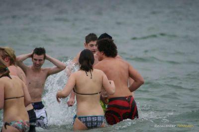 Anbaden am Südstrand 2009