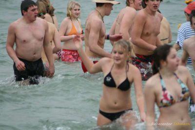 Anbaden am Südstrand 2009