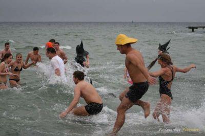 Anbaden am Südstrand 2009