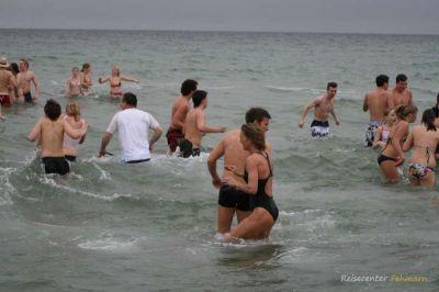 Anbaden am Südstrand 2009