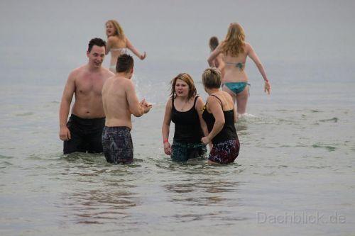 Anbaden am Südstrand 2010