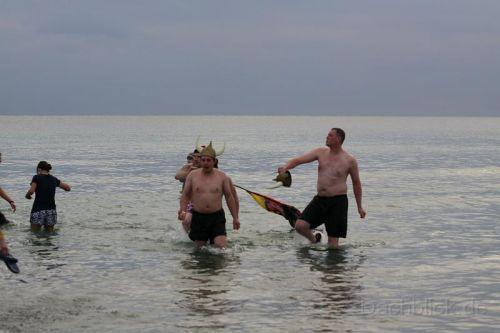 Anbaden am Südstrand 2010