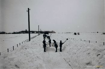 Eisenbahn im Winter 1929