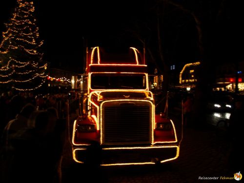 Der Coca Cola Weihnachtstruck auf Fehmarn