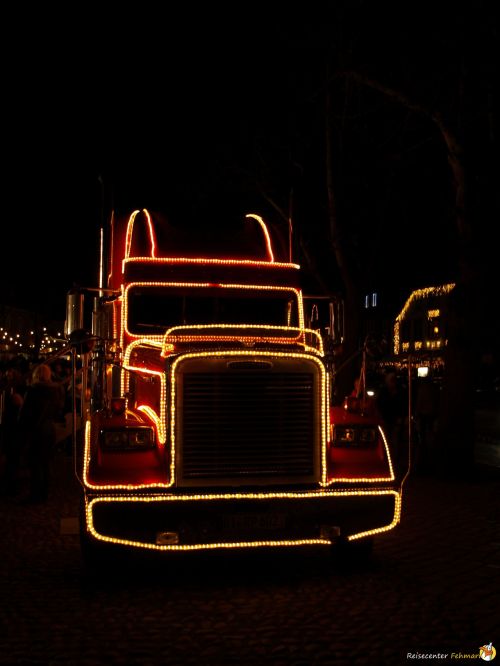 Der Coca Cola Weihnachtstruck auf Fehmarn