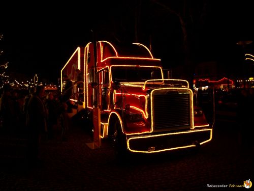Der Coca Cola Weihnachtstruck auf Fehmarn