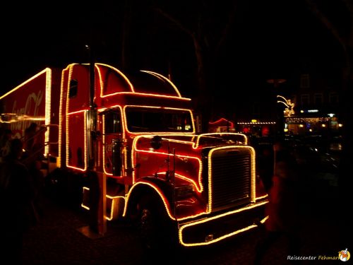 Der Coca Cola Weihnachtstruck auf Fehmarn