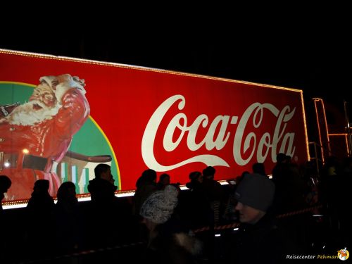 Der Coca Cola Weihnachtstruck auf Fehmarn