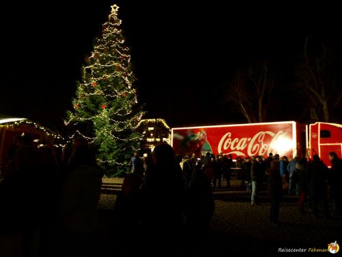Der Coca Cola Weihnachtstruck auf Fehmarn