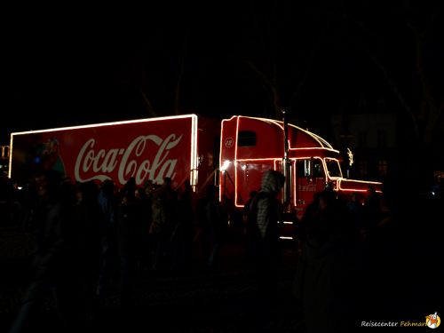 Der Coca Cola Weihnachtstruck auf Fehmarn