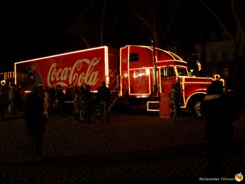 Der Coca Cola Weihnachtstruck auf Fehmarn