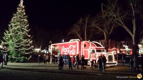 Der Coca Cola Weihnachtstruck auf Fehmarn