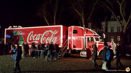 Der Coca Cola Weihnachtstruck auf Fehmarn