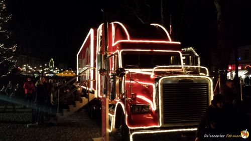 Der Coca Cola Weihnachtstruck auf Fehmarn