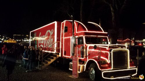 Der Coca Cola Weihnachtstruck auf Fehmarn