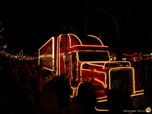 Der Coca Cola Weihnachtstruck auf Fehmarn