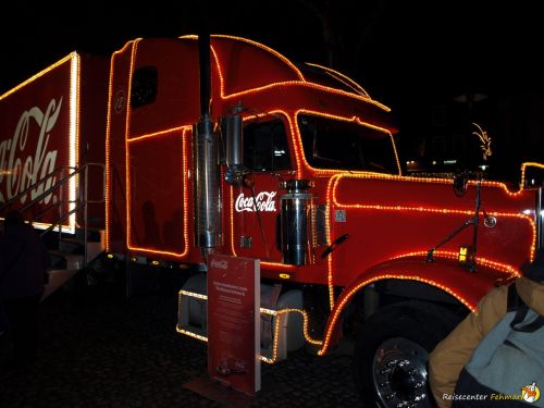 Der Coca Cola Weihnachtstruck auf Fehmarn