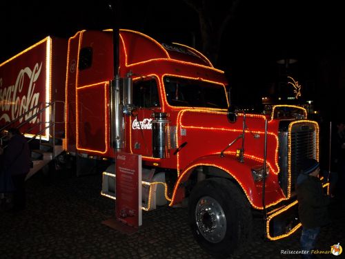 Der Coca Cola Weihnachtstruck auf Fehmarn