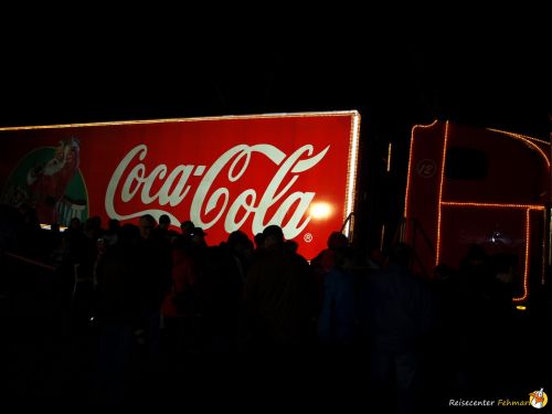 Der Coca Cola Weihnachtstruck auf Fehmarn
