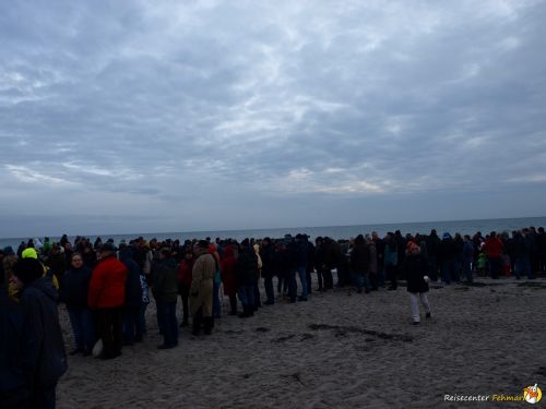 Anbaden am Südstrand Fehmarn 2014