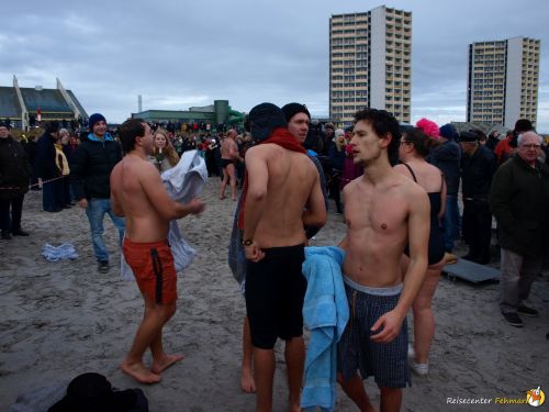 Anbaden am Südstrand Fehmarn 2014