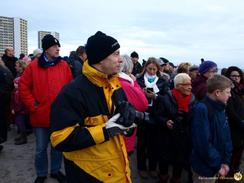 Anbaden am Südstrand Fehmarn 2014