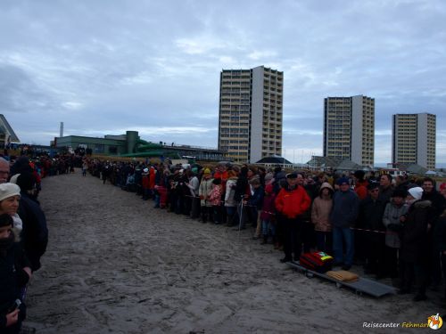 Anbaden am Südstrand Fehmarn 2014
