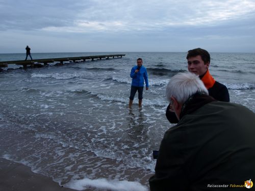 Anbaden am Südstrand Fehmarn 2014