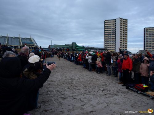 Anbaden am Südstrand Fehmarn 2014