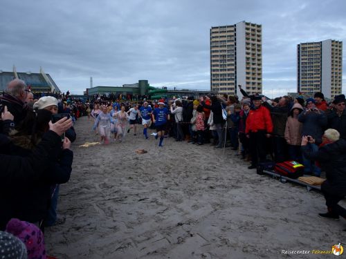 Anbaden am Südstrand Fehmarn 2014