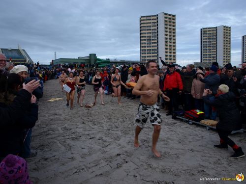 Anbaden am Südstrand Fehmarn 2014