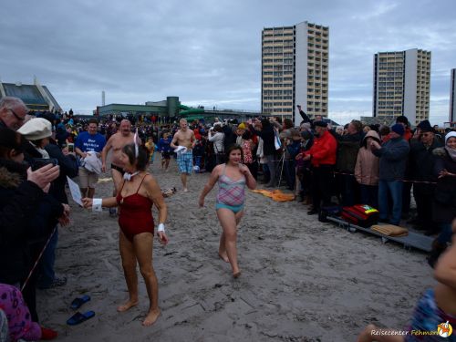 Anbaden am Südstrand Fehmarn 2014