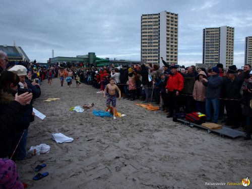 Anbaden am Südstrand Fehmarn 2014