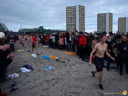 Anbaden am Südstrand Fehmarn 2014