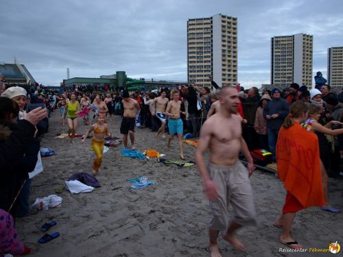 Anbaden am Südstrand Fehmarn 2014